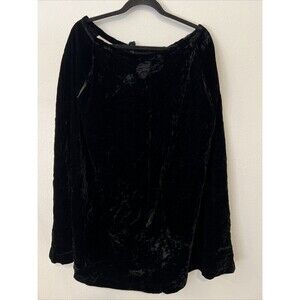 Vintage‎ Talbots Black Velvet Maxi Skirt Size 14 USA Made Goth Witchy Fairy Goth